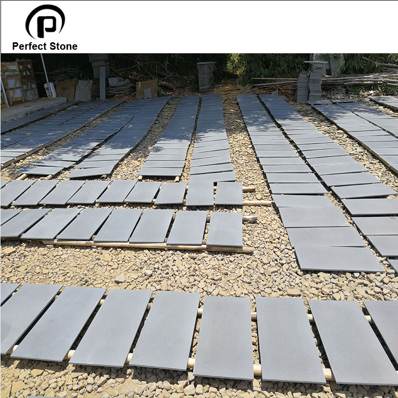 Polishing basalt stone grey with basalt tile price for sale