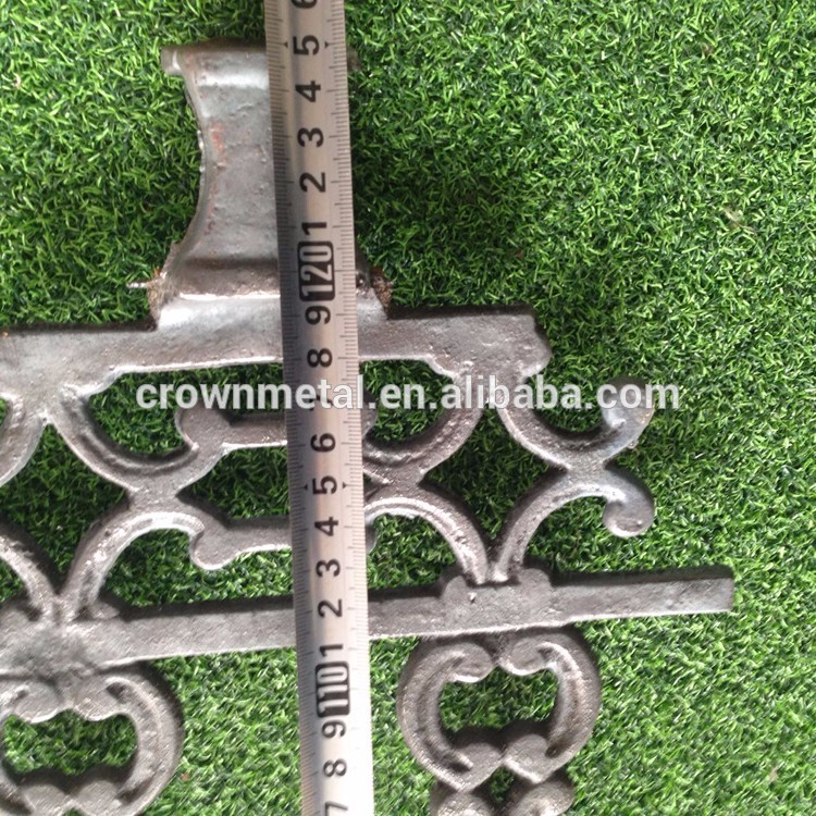 125*25cm cast iron decoration fence design for sale