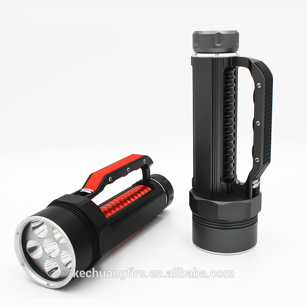 Magnetic Diving Light Led 10000 Lumens Underwater Flashlight Rechargeable Dive Lamp Torch