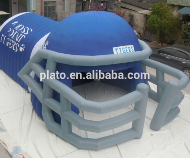 New design giant inflatable skull tunnel for outdoor event