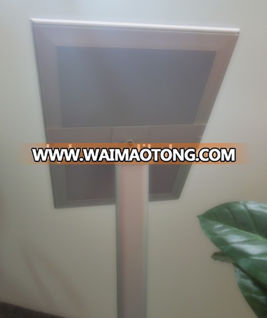 Aluminium poster stand a4 aluminum menu holder