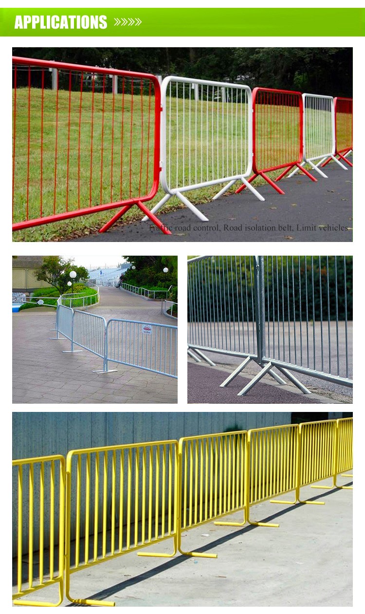 2017 Factory Customize Cheap Price Galvanized Traffic Barrier / Concrete barrier / Crowd Control Barrier