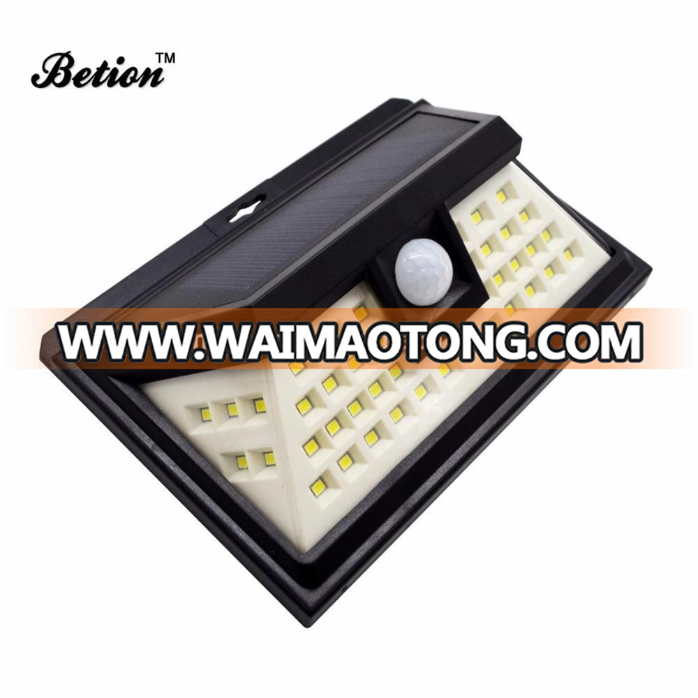 44-LED-Solar Light Outdoor Waterproof Garden PIR Motion Sensor Solar Power security wall light