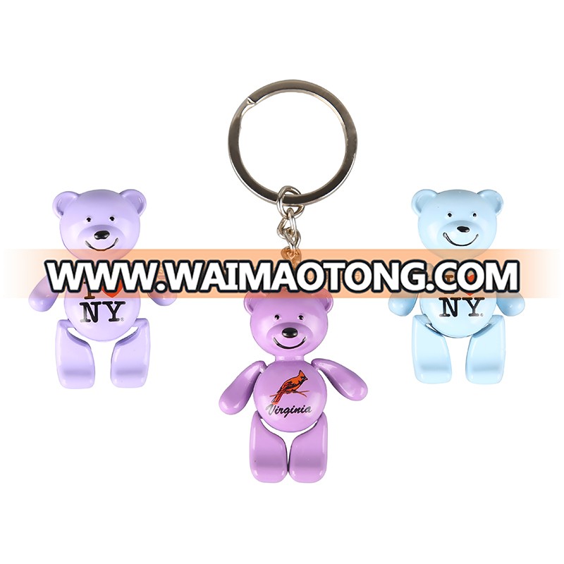 America 3D Animal Shape Keychain