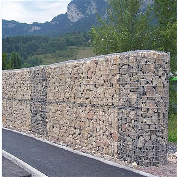 port engineering stone cage net/Protect embankment stone cage net