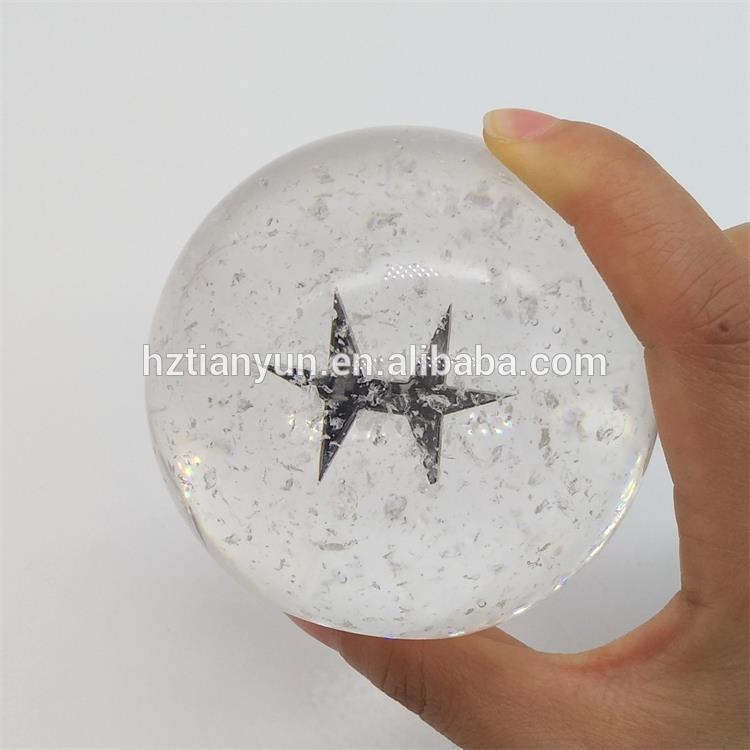 Clear Acrylic Resin Ball, Paperweight Acrylic ball, Clear Gift Resin Ball