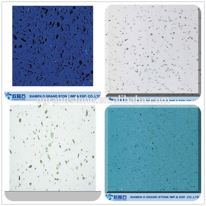 Artificial blue quartz countertops,quartz stone slabs tiles