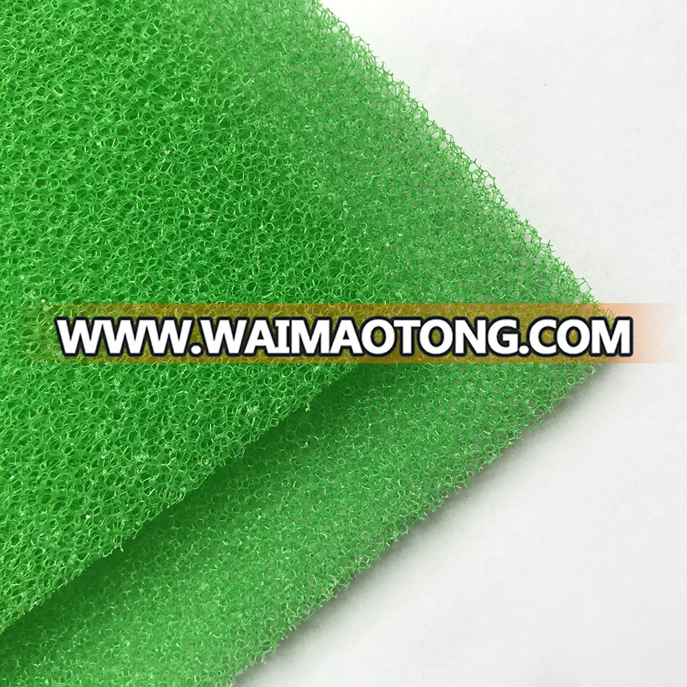 Custom Size Green Antimould Refrigerator Drawer and Shelf Mats Reticulated PU Foam Fridge Fresh Pad