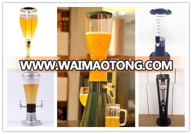 Custom branding 2.5L Plastic tabletop beer dispenser