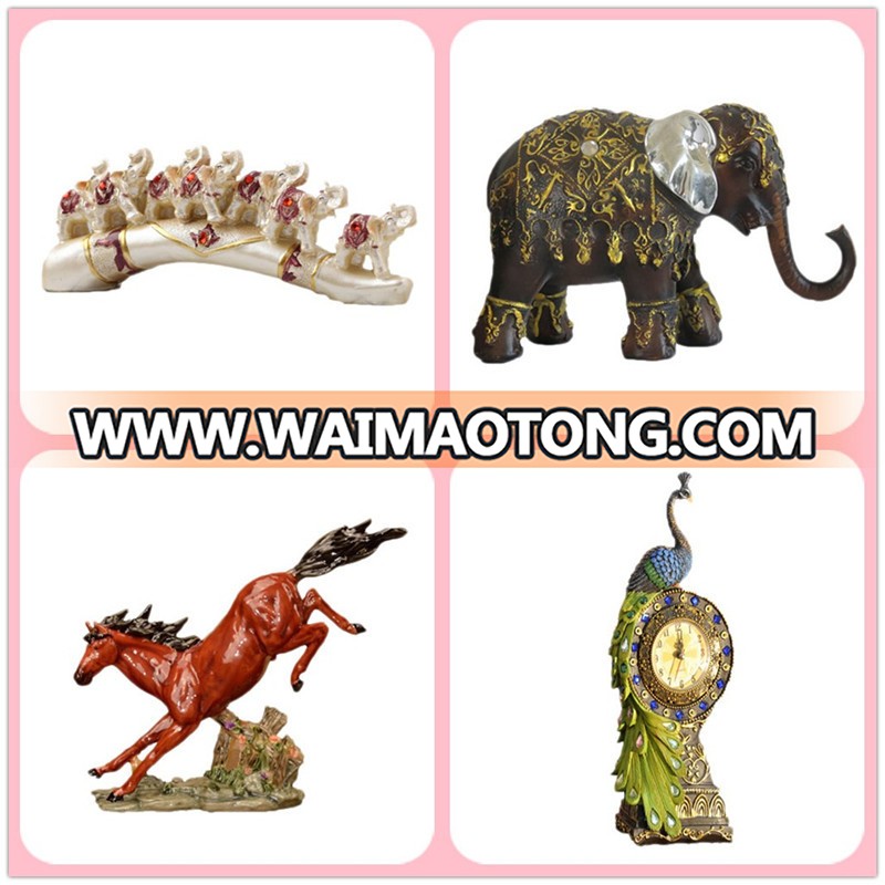 Hot Selling Business Gift Resin Ivory Lucky Elephant