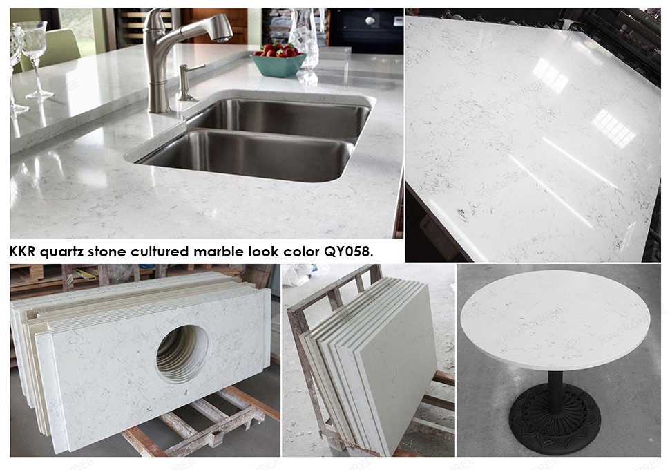 vietnam quartz stone/fantastic white quartz slab