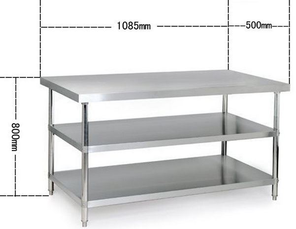 restaurant hotel equipment 201 304  stainless steel commercial kitchen worktable workbench