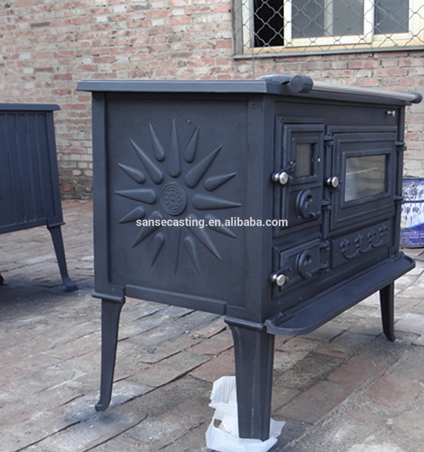 hot sale wood stove with oven BSC003