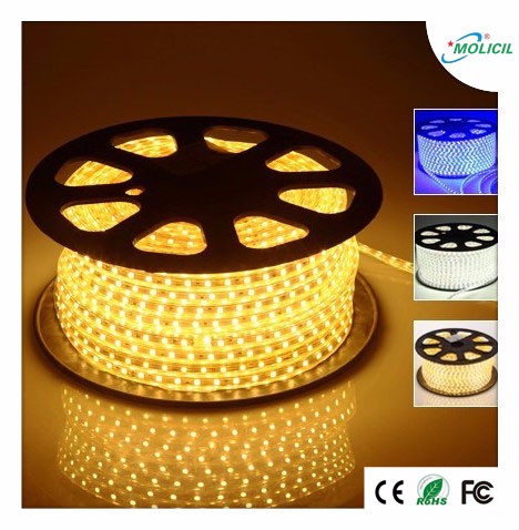 Hotel bar lighting decorations 150led 300led ce rohs 100m/reel IP67 waterproof led strip light