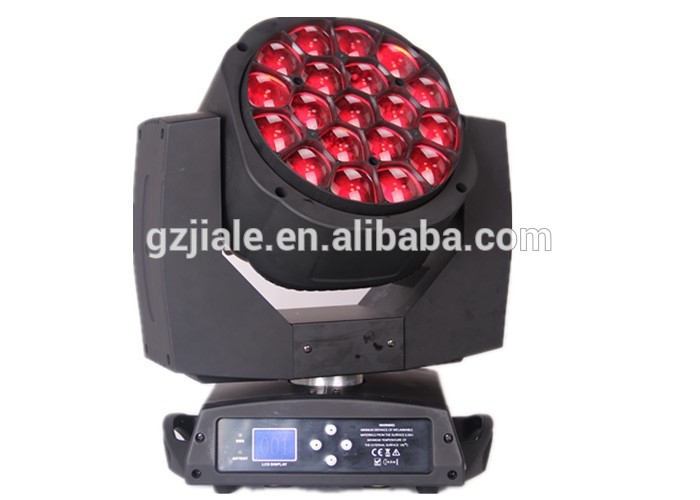 19pcs 12w RGBW 4in1 Led Bee eyes moving head Lights for stage decor