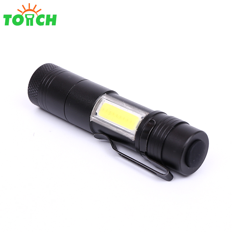 Alibaba Suppliers new design led lighting aluminum alloy mini zoom led torch flashlight 2019