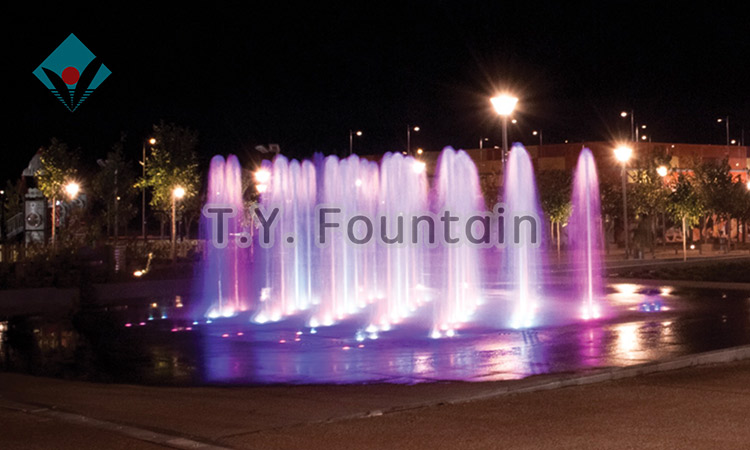 hotel home garden dancing water fountain design