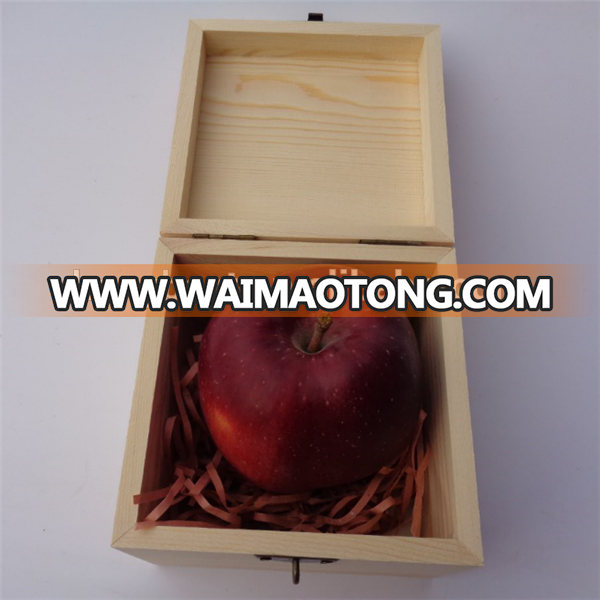 Wooden Cheese Cake Box Dessert Storage Box with Glass Top Window