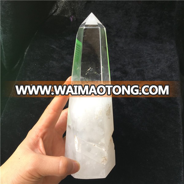 Wholesale natural clear quartz crystal point raw crystal points crystal wands