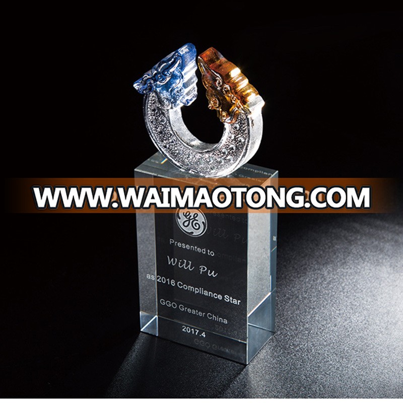 Custom Design New Chinese Trophy Awards Church Anniversary Souvenir