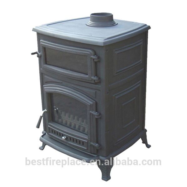 promotion cast iron wood cooking stove with oven