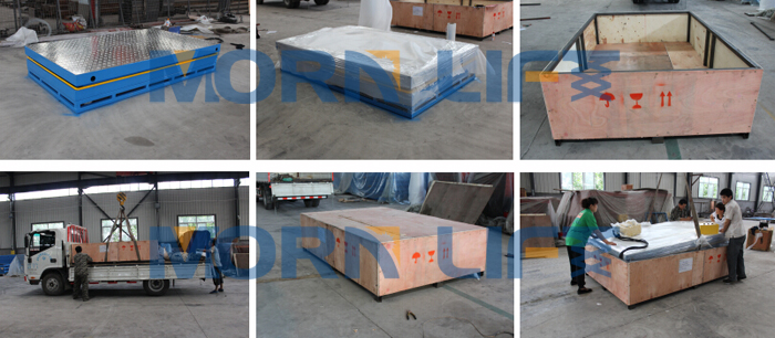 hydraulic multi-stage 5000kg in ground scissor car lift table 6m