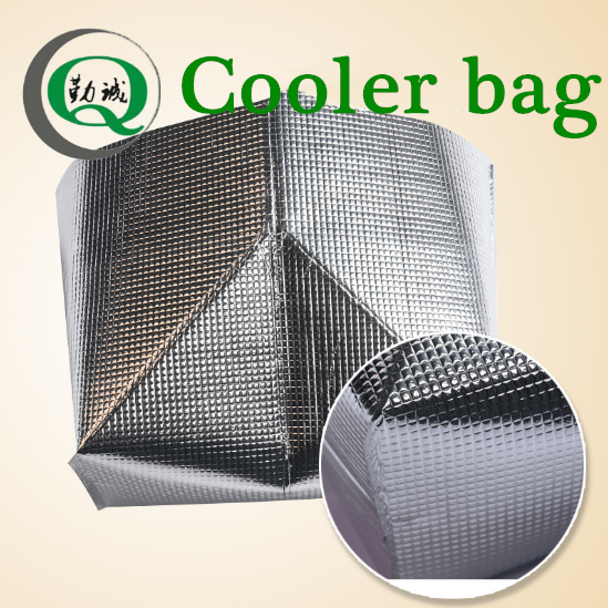 Anti-heat foil liner cooler bags for shipping goods