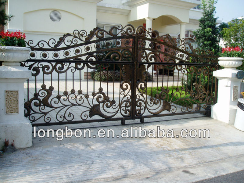 Top-selling newest wrought iron entrance gates