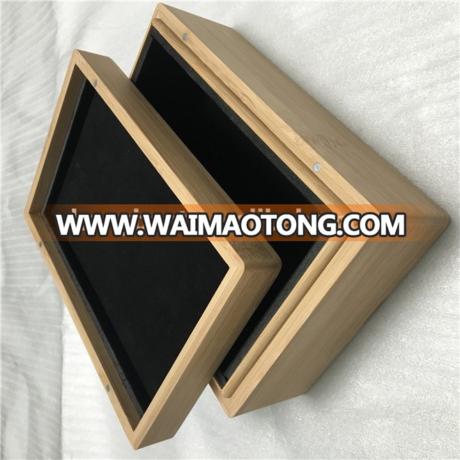 High End Luxury Wooden Tea Presentation Box with Magnetic Lid for Bag and Tin Packaging