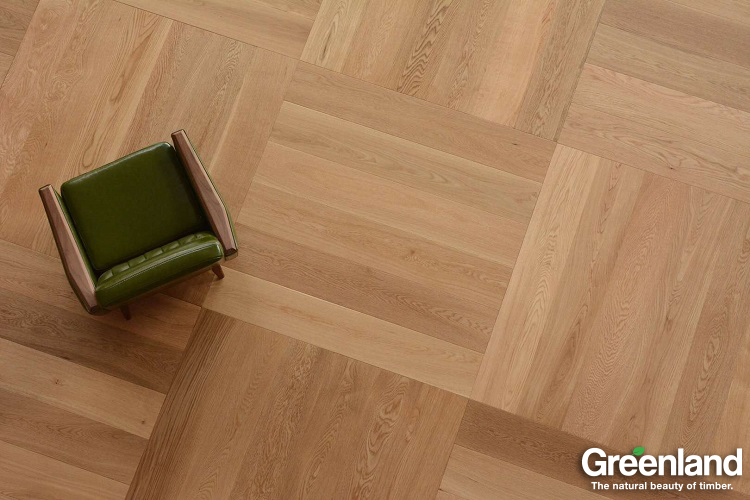 Engineered parquet fooring Russian oak block flooring