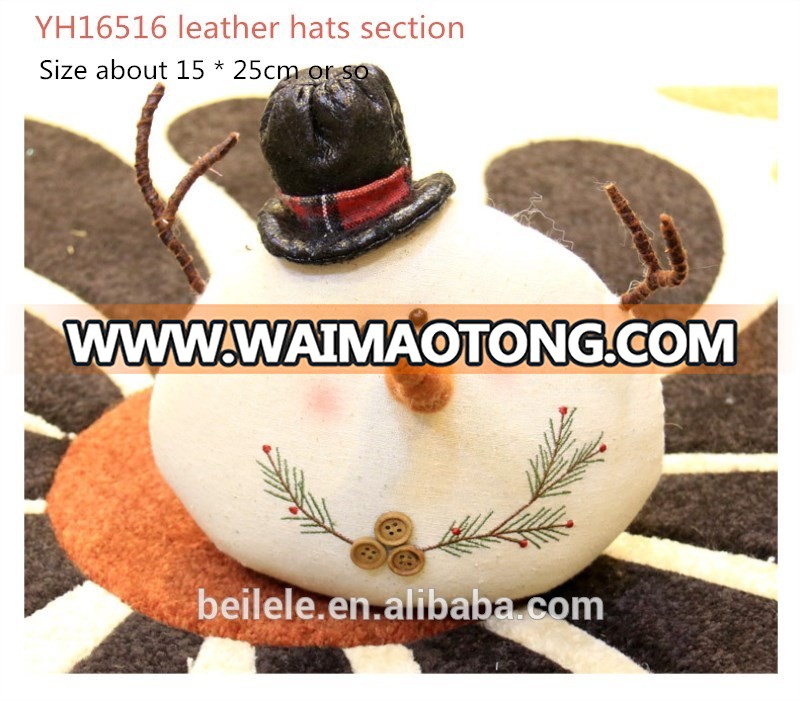 hot linen Christmas snowman doll decoration gift for Christmas