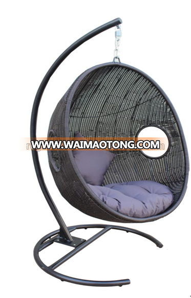 outdoor garden rattan hanging basket chair RLF-H-0016