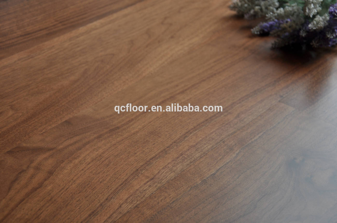 Asian walnut flooring 15MM indoor and home used walnut engineered wood flooring