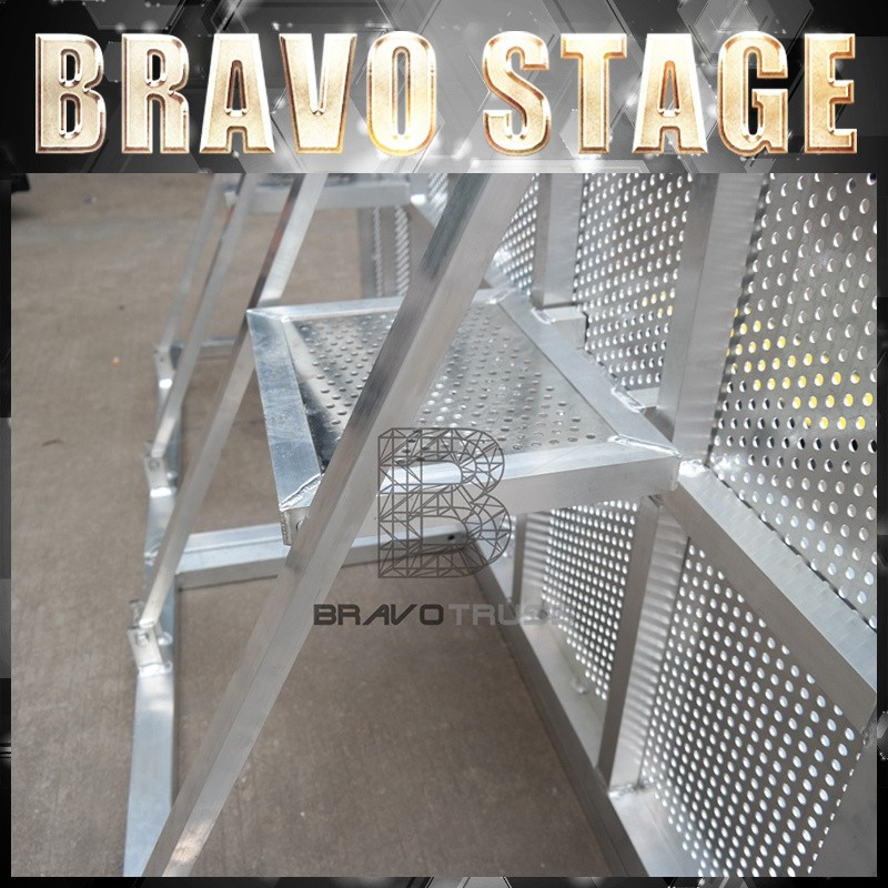 Bravo Stage Aluminum Cam Lock Crowd Barrier