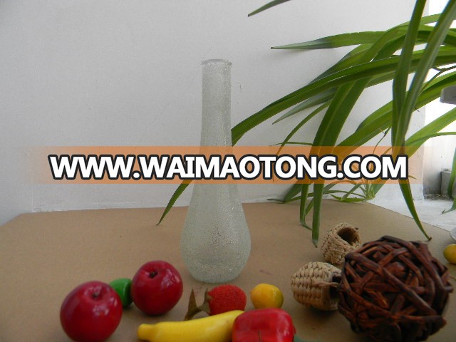 hot sales bulk glass empty reed diffuser bottle with beads for home decoration