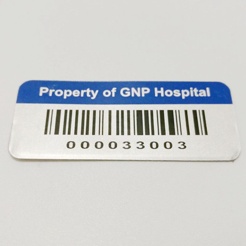 Custom Aluminum Asset Tags laser serial numbers