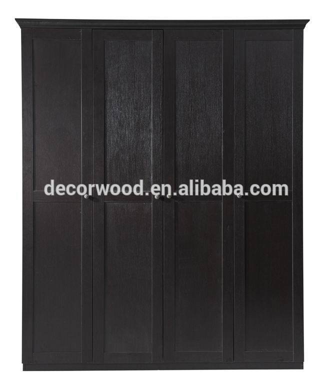 solid shaker dark wardrobe cabinet bedroom furniture