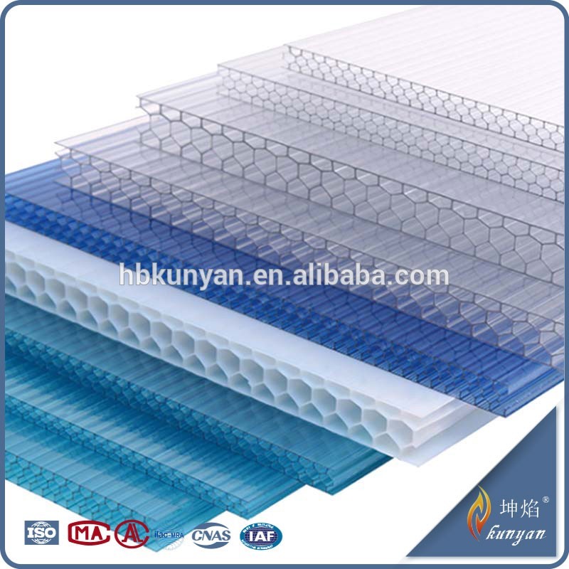 Warehouse lighting durable pc honeycomb sheet