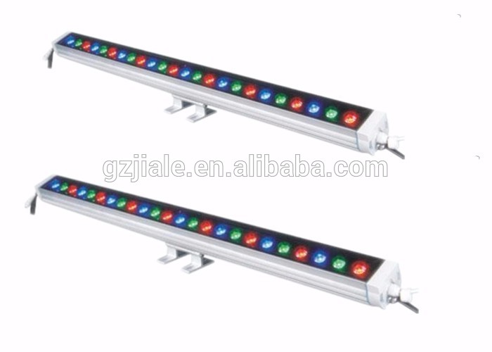 New 18w/24w/36w led rgb color linear wall wash led lighting rgb