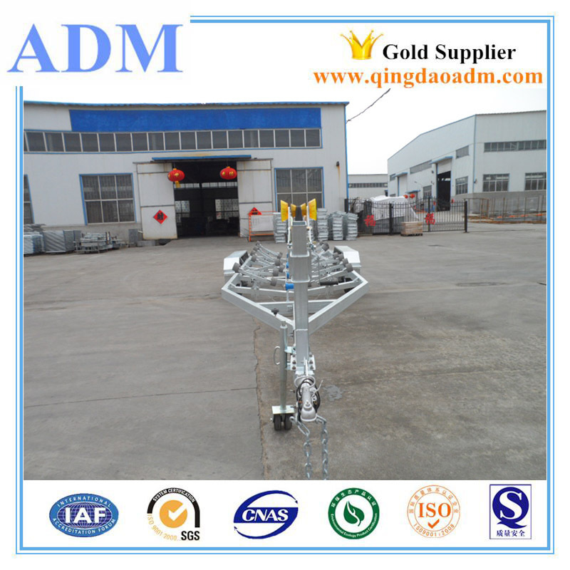 high quality galvanized boat trailer