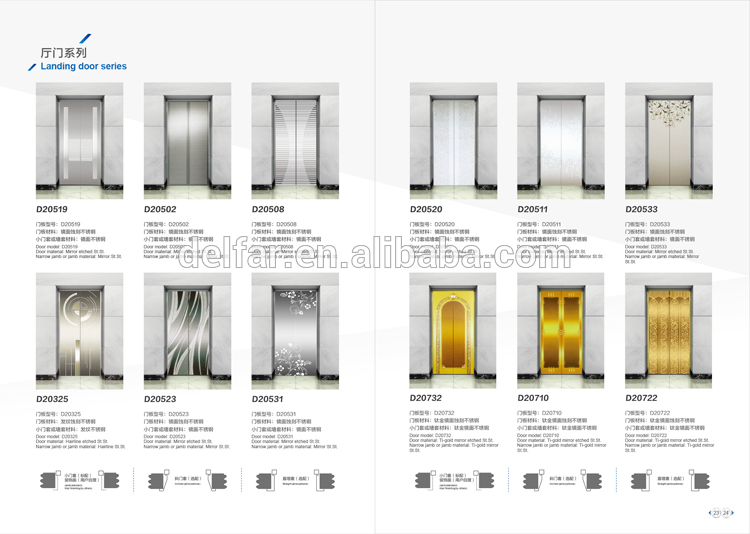 Human-centered design large door openning bed elevator