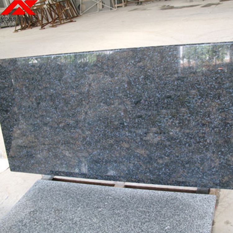 Supply prefab butterfly blue high gloss laminate granite countertop