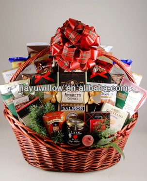 Wicker Gift basket wicker baskets with handle from Factory