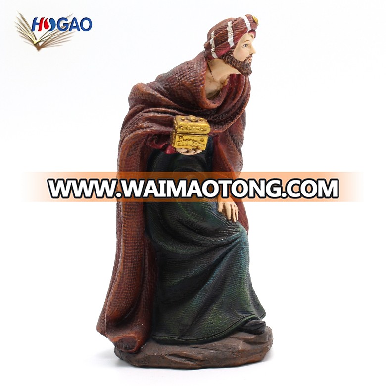 OEM nativity collection wholesale souvenirs handmade home decor Christmas religious collectible cheap human figurines for sale