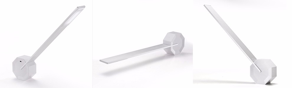 Unique Design Octagon Battery Operated Rechargeable LED Desk Lamp