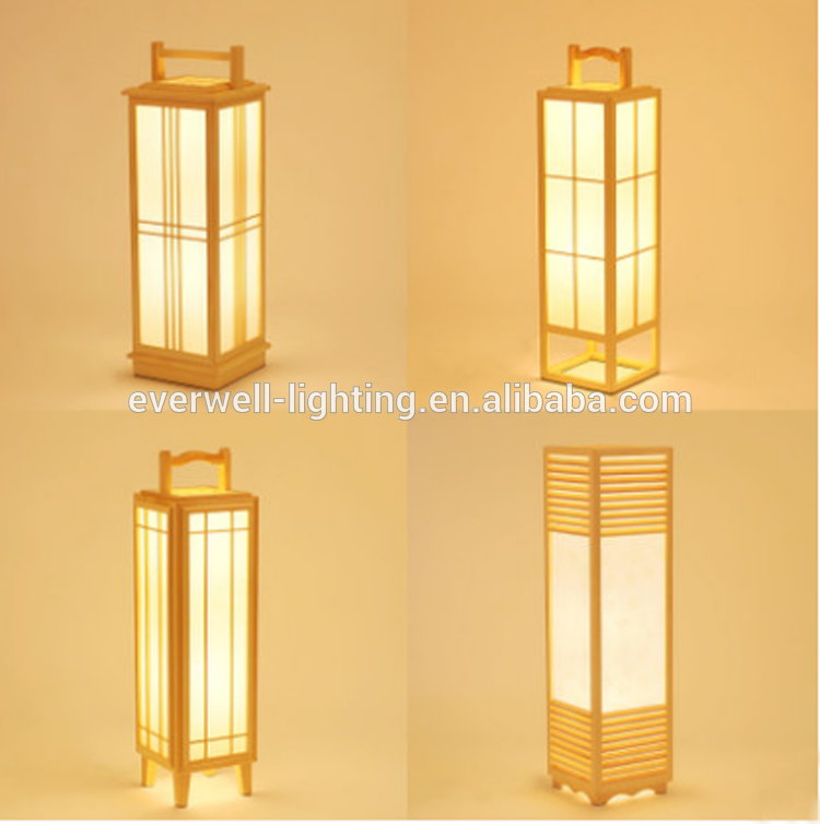 modern  high quality decorative design wooden floor lamp