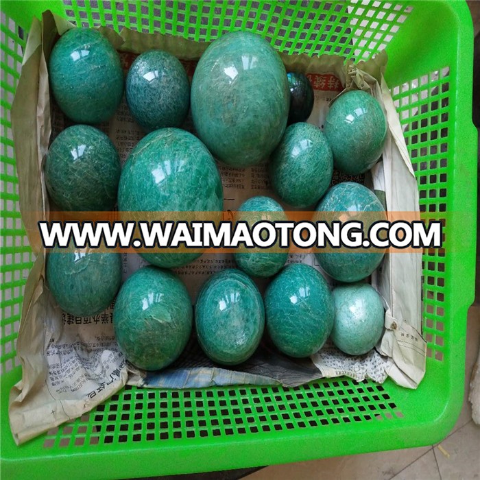 deep color natural amazonite balls ,amazonite  crystal spheres for sale or decoration  or gift