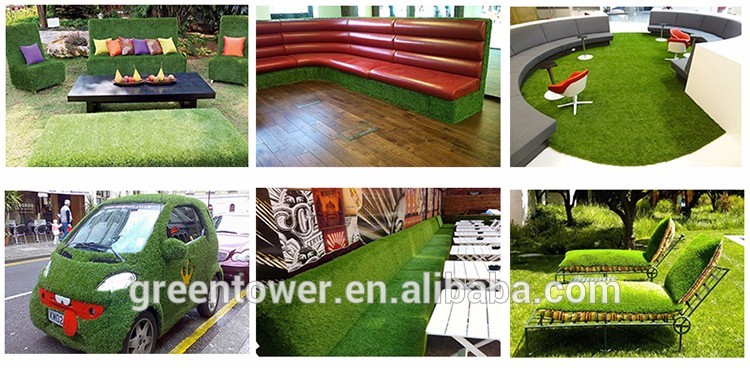 Low price ornament fake grass garden artificial grass for decoration