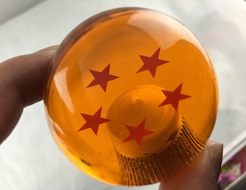 Crystal Dragon ball shift knob