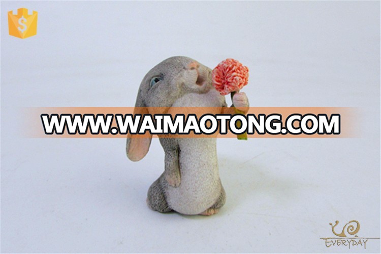 Factory Directly Anniversary Wedding Favors Gifts Resin Rabbit Statue for Guests